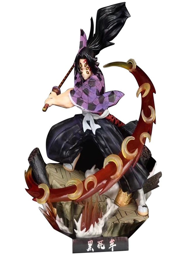 AUGEN Kokushibou Tsugikuni Kimetsu no Yaiba Action Figure Limited Edition for Car Dashboard, Decoration, Cake, Office Desk & Study Table (26cm)(Pack of 1) - Image 1
